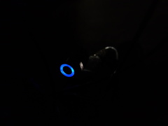 B&M IQ-X, lighting up on bike
